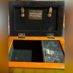 Picture frame music jewelry box